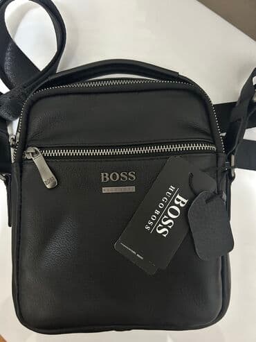 купить мужской клатч из натуральной кожи ручной работы: Барсетка, Материал: Натуральная кожа, Застежка на молнии, Оригинал, Регулируемый ремень, Новый — 2