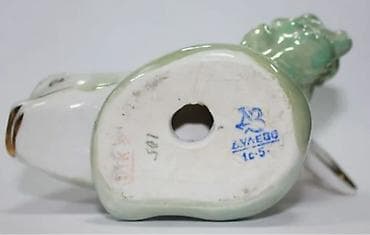 Көркөм өнөр жана коллекциялоо: Фарфоровая статуэтка «Рыба» - Материал: керамика/фарфор, глазурь. - — 5