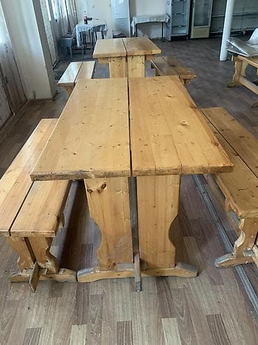 Тепловое оборудование: Продается 10 комплекта столов, очень прочные, долговечные для кафе — 6