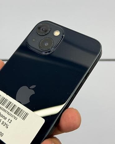 iphone 13 max pro: IPhone 13, Б/у, 128 ГБ, Midnight, Защитное стекло, Чехол, В рассрочку, 93 % — 3