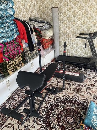 продаю гантель: Многофункциональная силовая скамья для дома - Скамья со стойками под — 8