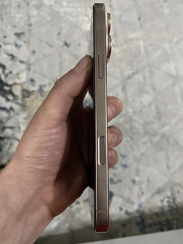 скупка ноутбуков бишкек: IPhone 16 Pro Max, Б/у, 256 ГБ, Desert Titanium, Защитное стекло, Чехол, Кабель, 92 % — 3