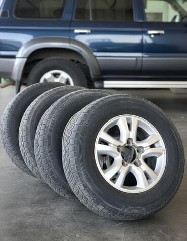 купить диски на машину бу: Колеса в сборе R 18, Зима, Б/у, Комплект, Внедорожные (АТ/МТ) — 1