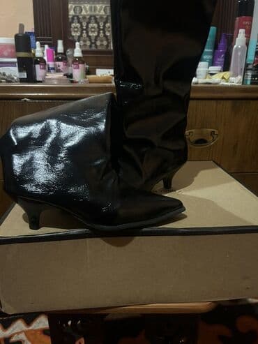 купить обувь бишкек: Женские сапоги-трубы, размер 35 (по стельке ориентировочно 22,5–23 — 3
