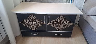 Тумба для вещей и одежды, Без зеркала, ЛДСП, цвет - Черный