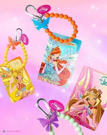 КУПЛЮ Брелоки-резинки Winx Club с карточками. СТЕЛЛУ ИЛИ ТЕКНА