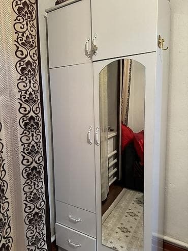 гардеробный шкаф цена: Шифоньер, шкаф для одежды, Прямой, ЛДСП — 2