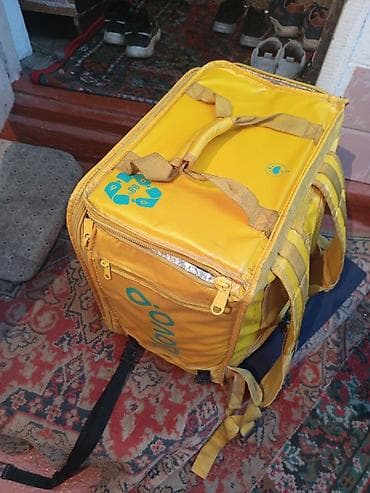 glovo bag: Рюкзак, Унисекс, Б/у — 3
