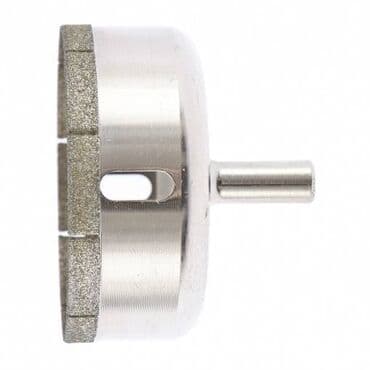 буровая коронка: Алмазное сверло по стеклу и керамической плитке, 70 х 55 мм — 2