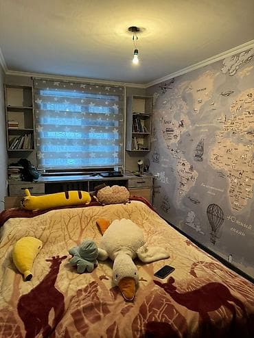 flat osh: 3 комнаты, 58 м², 104 серия, 1 этаж, Евроремонт — 8