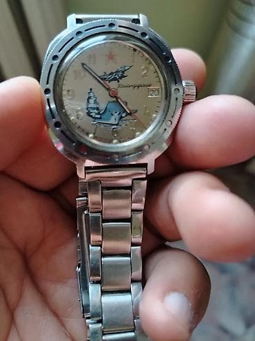 Мусульманские часы: Классические часы часы, Vostok, Латунь, Россия, Водонепроницаемые, Мужские, Б/у — 1