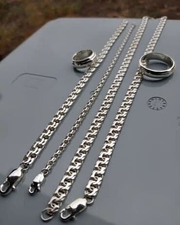 эксклюзивные свадебные пригласительные: Серебряные Цепи и Браслеты⛓️💎 Ювелирные украшения Делаю на — 17