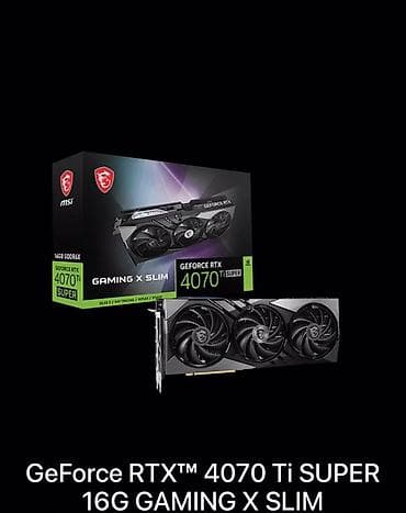 Видеокарта для ПК, Новый, MSI, GeForce RTX, 16 ГБ