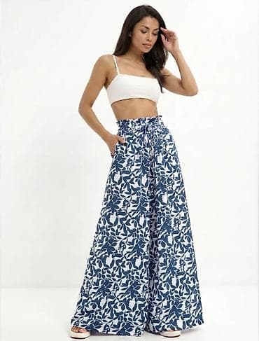 Брюки Широкие, Лето, Made in KG, Новый, M, L, XL