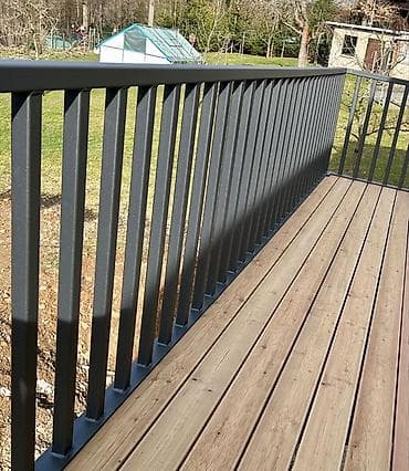 Лестницы-трансформеры: Изготовление перил Материал: Металл, Наружные, Покрытие: Оцинковка — 6