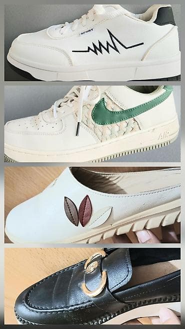 Мокасины и лоферы: Лоферы, 40, ABC, Б/у, цвет - Белый, Самовывоз — 1