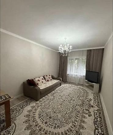 2 room flat: 2 комнаты, 50 м², 5 мкр 105 серия, 1 этаж, Евроремонт — 2