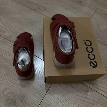 Детская обувь: Детские сандалии ECCO Cozmo Fisherman I, в красивом бордово-красном — 3