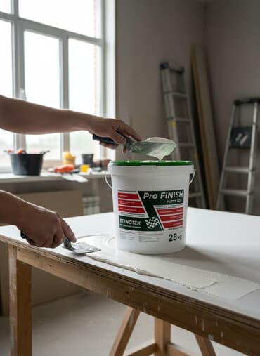 Шпаклевка Pro FINISH PUTTY LUX от STENOTEK в упаковке 28 кг