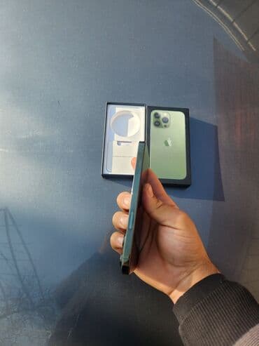 телефон джалал абад: IPhone 13 Pro, Колдонулган, 256 ГБ, Alpine Green, Куту, 77 % — 4