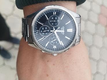 Классические часы часы, Casio, Япония, Водонепроницаемые, Мужские