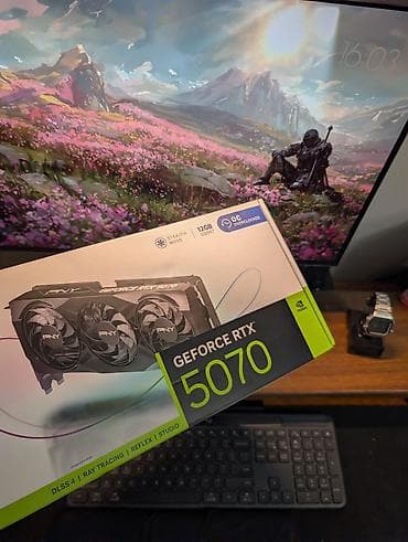 Техника и электроника: Видеокарта для ПК, Б/у, PNY, GeForce RTX, 12 ГБ — 1