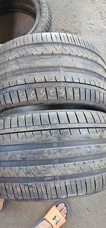 Шины 285 / 25 / R 20, Лето, Б/у, Пара, Легковые, Италия, Pirelli