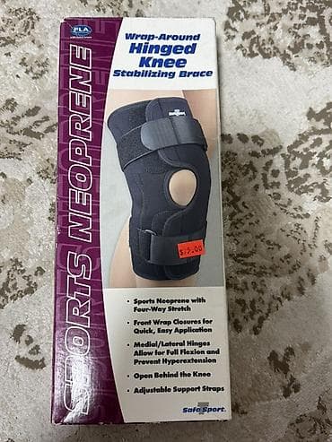 косынка для руки: Ортез на колено с шарнирами Safe Sport — Wrap-Around Hinged Knee — 1