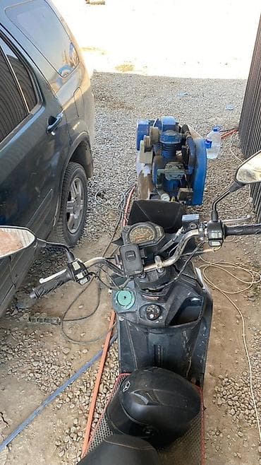 мотор мотоцикл: Тип скутера 150 куб. см, Бензин, Б/у — 3