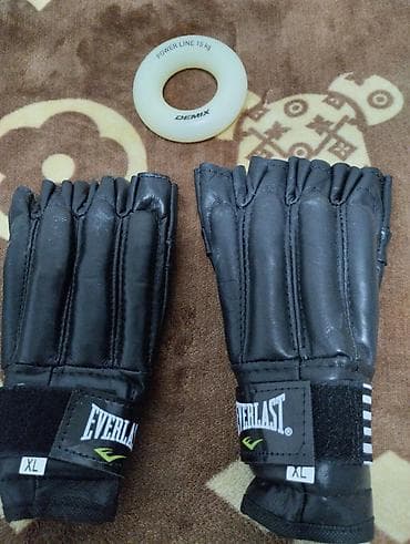 Перчатки для боевых искусств Everlast + эспандер кольцевой Demix -