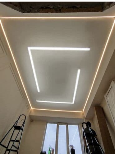 отделка дома: Натяжной потолок Глянцевое, Матовое, 3D потолки Гарантия, Бесплатная консультация, Бесплатный замер — 10