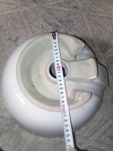 полочка для ванны: Раковина для ванной, Особенности: Глянцевое, Круглая форма, Материал: Керамика — 6