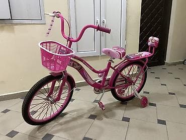 format velosiped: Детский велосипед, 2-колесный, 4 - 6 лет, Для девочки, Б/у — 2