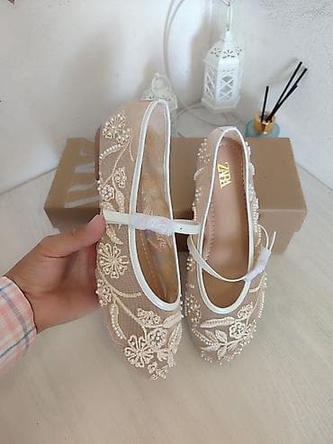 zara 40: Туфли, 35, Zara, Новый, цвет - Бежевый — 1