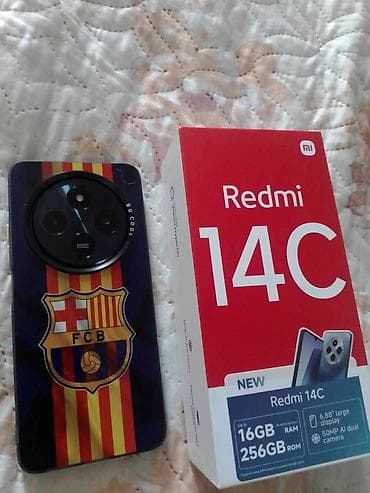 a03 core: Redmi, Redmi 14C, Б/у, 256 ГБ, цвет - Черный, 2 SIM — 1