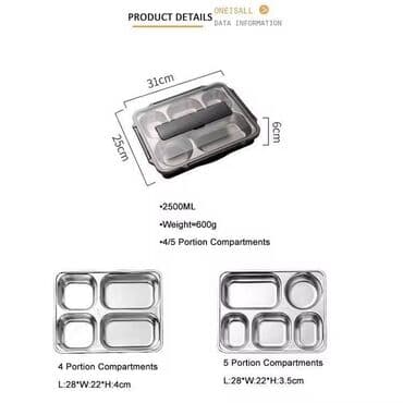 контейнер для обеда: Ланч бокс #ЛанчБокс #LunchBox #КонтейнерДляЕды #ЕдаНаРаботу — 4