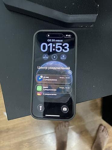 garmin epix pro цена: IPhone 16, Б/у, 128 ГБ, Черный, Чехол, 96 % — 1