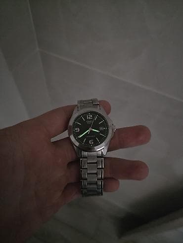 золотой тигр: Классические часы часы, Casio, Япония, Водонепроницаемые, Мужские, Б/у — 3