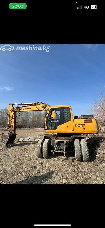 экскаватор 1300: Экскаватор, Hyundai, 2002 г., Колесный — 8