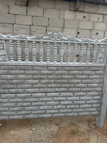 бетонирование двора: Железобетонная заборная плита, Длина: Другая длина, Высота: Другая высота, Толщина: Другая толщина — 2