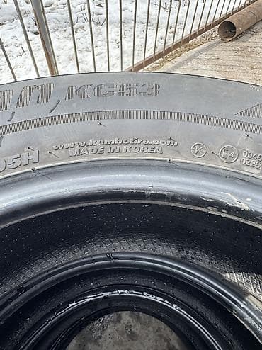 Шины: Шины 215 / 65 / R 17, Лето, Б/у, Комплект, Легкий коммерческий транспорт (C/LT), Корея, Hankook — 6