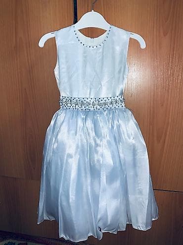 Платья: Детское платье, цвет - Зеленый, Новый — 1