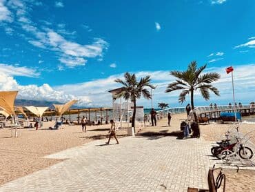 отдых на иссык куле зимой 2022: Коттедж, Коттедж в ЦО Palm Beach (Палм Бич) ЦО Palm Beach, Чок-Тал, Парковка, стоянка, Барбекю, Детская площадка — 24