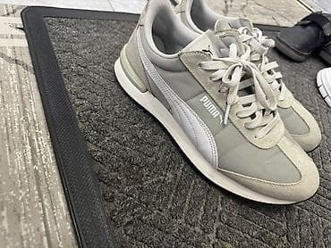 Мырзалардын бут кийими: Эркектердин кроссовкасы, 42, Puma, Колдонулган, түсү - Боз, Өзү алып кетүү — 2