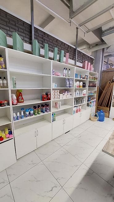 Таңгактоочу жана фасовкалоочу аппараттар: Торговые стеллажи/витрины для магазина - Модульная линейка белых — 4