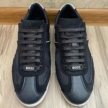 оригинал кроксы: Мужские кроссовки, 40, Hugo Boss, Б/у, цвет - Синий — 2