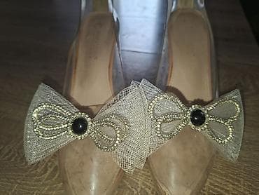 часы комуз: Нарядные клипсы-украшения для обуви (пара) - Форма: крупные банты - — 1