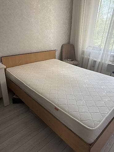 Эмерек: Эки кишилик керебет, Колдонулган, Матрасы бар, узуну - 200 см — 5