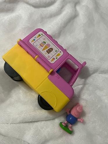 свинка пеппа: Игрушка «Peppa Pig» — фургончик с фигуркой - Яркий пластиковый — 2