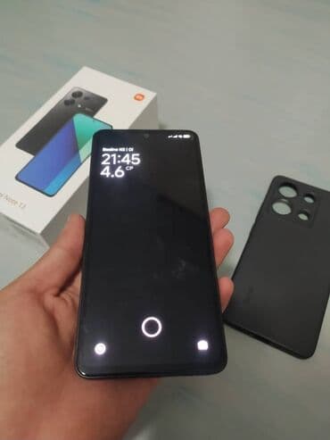 монитор ajvxi: Redmi, Redmi Note 13, Б/у, 256 ГБ, цвет - Черный, 2 SIM — 4